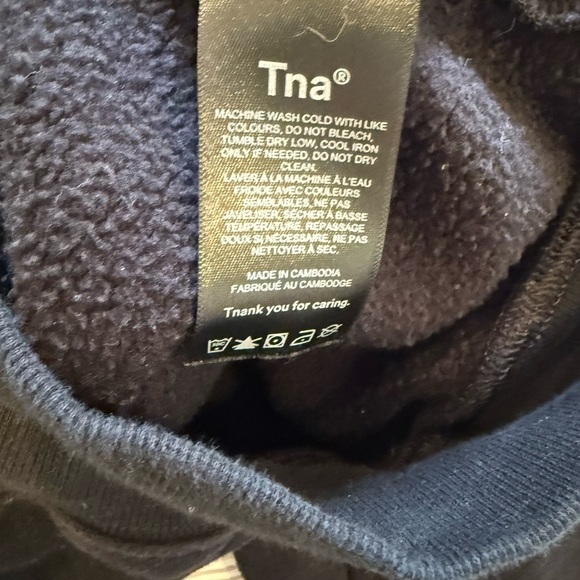 Aritzia TNA Cozy Sweatfleece Perfect Hoodie - Picture 4 of 5